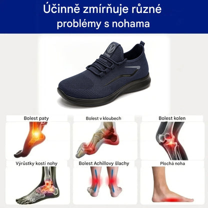 🔥 50% sleva | Ortopedická obuv Ventorte® | Podpora klenby pro úlevu od bolesti; lehká, tlumící nárazy a s prodyšným svrškem, ideální na léto.