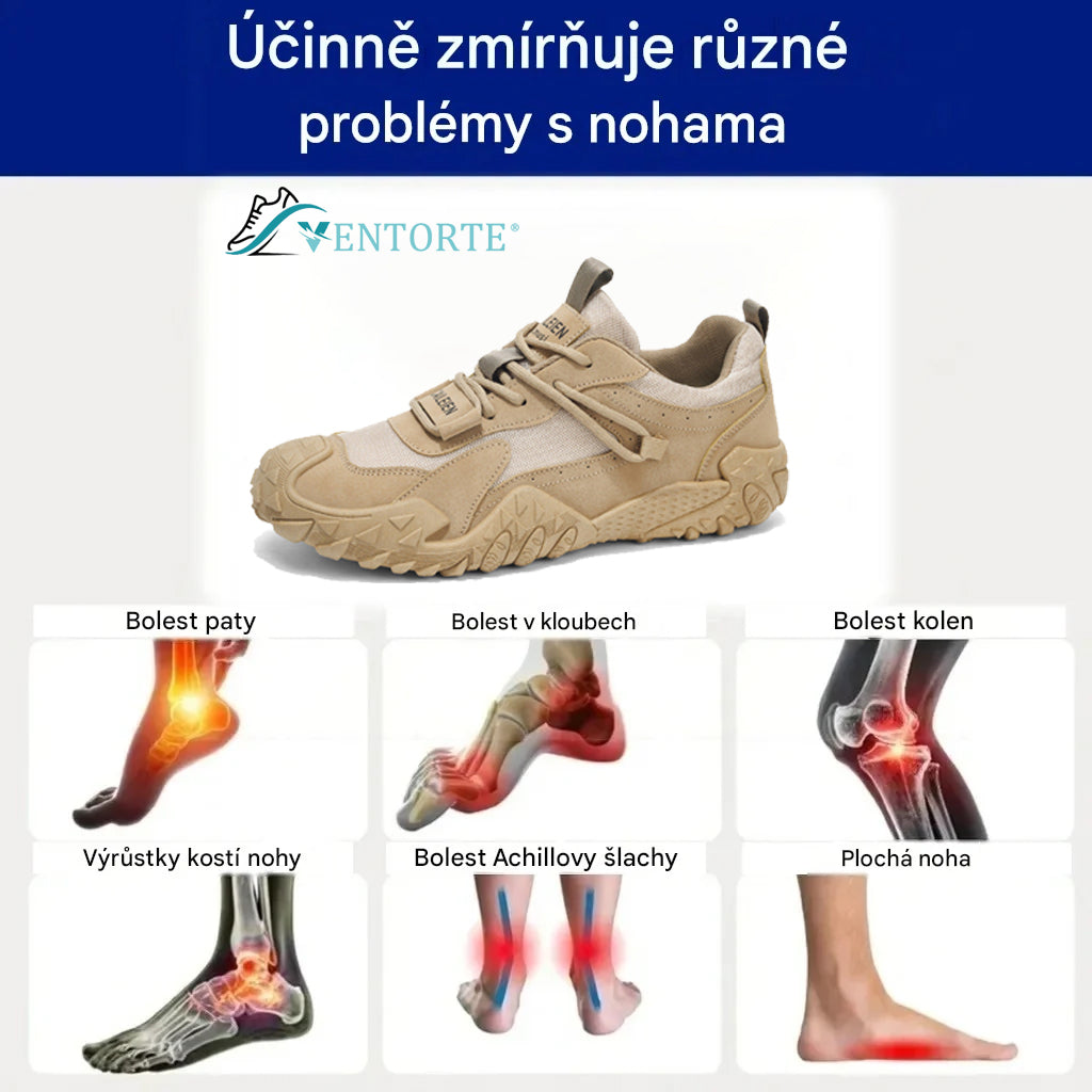 Ventorte® | Dnes sleva 50 % – Nenechte si ujít! Ergonomicky tvarovaná ortopedická obuv – měkká a pohodlná ✅ (podpora klenby, podpora při chůzi)