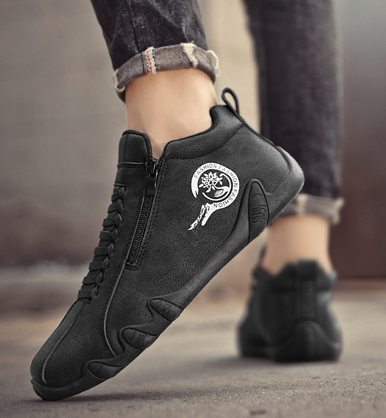 chasst® | Vysoké kozačky z pravé kůže, unisex! Tyto ortopedické boty mají ergonomickou oporu klenby a protiskluzovou podrážku.