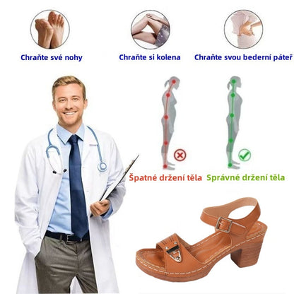 [🎁Dnes za poloviční cenu - nenechte si to ujít] Ergonomicky tvarované ortopedické sandály - bezbolestná chůze👞usnadňují chůzi