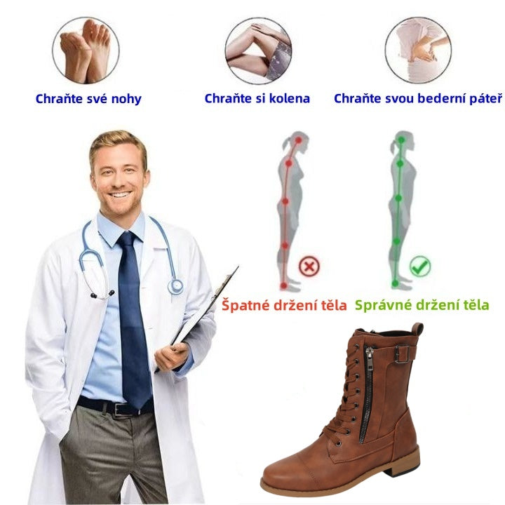 🔥Dnes za poloviční cenu - Nenechte si ujít Ergonomicky tvarovaná ortopedická obuv - vysoce kvalitní kůže 👞Ručně šité dámské boty