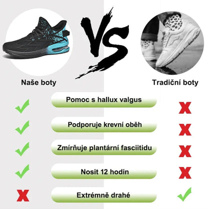 Ortopedická obuv ventortet® | Ergonomicky tvarovaná, měkká a pohodlná, zmírňuje únavu nohou po dlouhém pracovním dni.