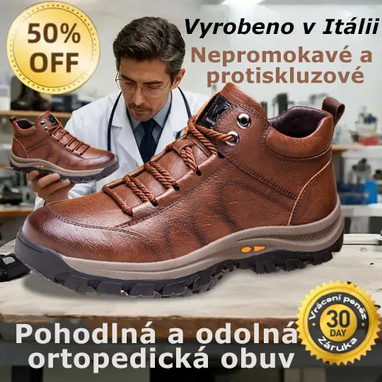 🔥 50% sleva | Ortopedická obuv ventorte® | Poskytuje oporu klenby, zmírňuje bolest a usnadňuje chůzi | Vhodná pro muže i ženy.