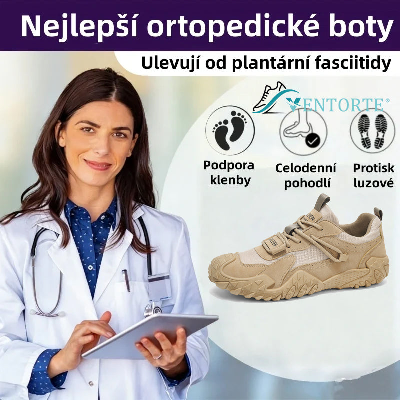 Ventorte® | Dnes sleva 50 % – Nenechte si ujít! Ergonomicky tvarovaná ortopedická obuv – měkká a pohodlná ✅ (podpora klenby, podpora při chůzi)
