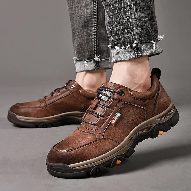 ⏰ Oggi sconto del 70% — Da non perdere!🐂 Nuove scarpe ortopediche da uomo in pelle bovina, impermeabili e antiscivolo,🦶 efficaci nell'alleviare il dolore ai piedi.