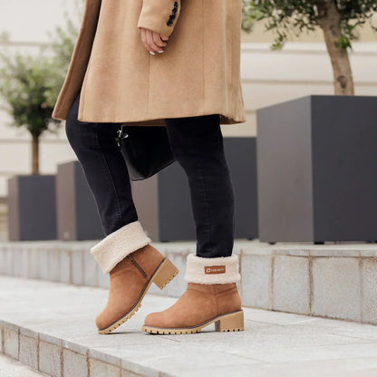 🎁[DNES SLEVA 50 % – NENECHEJTE SI TO UJÍT] Ergonomicky tvarované, teplé zimní boty - prémiová kůže + zimní fleecová podšívka 👞