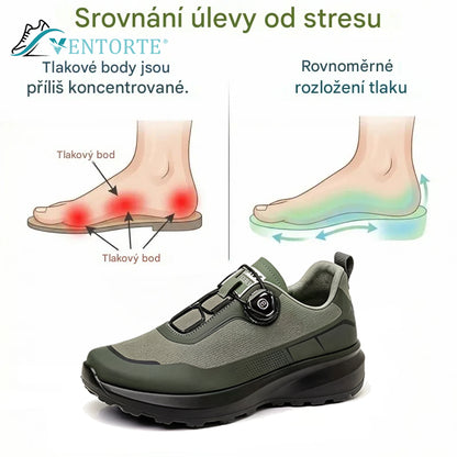 【⏰Dnes sleva 50 % - brzy končí🔥】Protiskluzové turistické boty ventorte® - vyrobené z pohodlné látky, s oporou klenby, pohodlné a odolné, zmírňují nepohodlí chodidel!