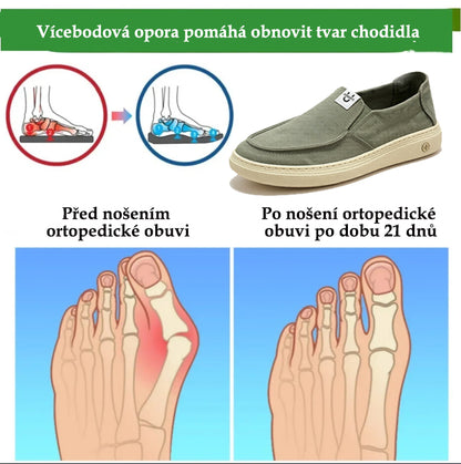 【⏰Poslední den, 50% sleva! Nenechte si to ujít! 】Ergonomicky tvarované ortopedické boty s odpružením. ✅️Zdravá ortopedická obuv speciálně navržená pro evropské muže.