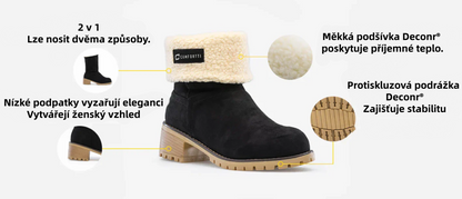 🎁[DNES SLEVA 50 % – NENECHEJTE SI TO UJÍT] Ergonomicky tvarované, teplé zimní boty - prémiová kůže + zimní fleecová podšívka 👞