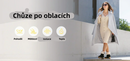 🎁[DNES SLEVA 50 % – NENECHEJTE SI TO UJÍT] Ergonomicky tvarované, teplé zimní boty - prémiová kůže + zimní fleecová podšívka 👞