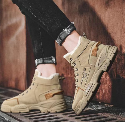 🔥 Ručně šité australské boty z pravé kůže 👞 Snadné nazouvání a zouvání ✅ Podpora klenby pro úlevu od bolesti - Voděodolné a protiskluzové