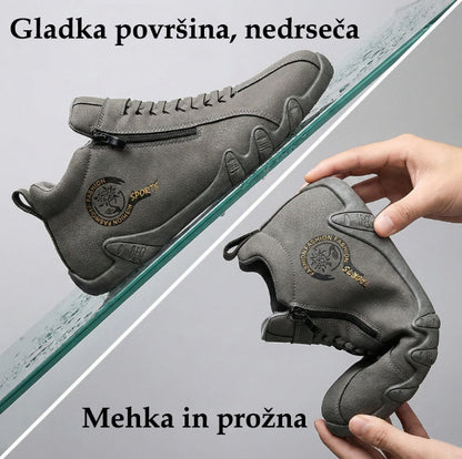 chasst® | Vysoké kozačky z pravé kůže, unisex! Tyto ortopedické boty mají ergonomickou oporu klenby a protiskluzovou podrážku.