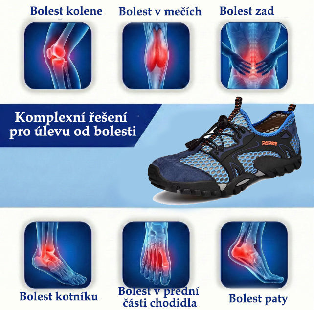 🔥 50% sleva | Ortopedické sandály Ventorte® | Poskytují oporu klenby, zmírňují bolest a usnadňují chůzi | Vhodné pro muže i ženy.