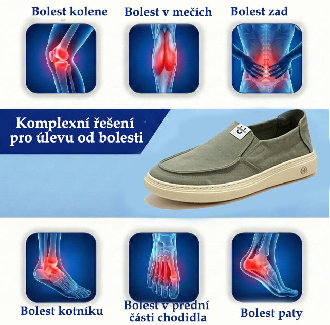 【⏰Poslední den, 50% sleva! Nenechte si to ujít! 】Ergonomicky tvarované ortopedické boty s odpružením. ✅️Zdravá ortopedická obuv speciálně navržená pro evropské muže.