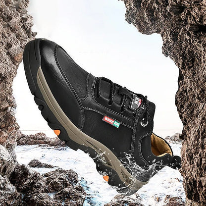 ⏰ Oggi sconto del 70% — Da non perdere!🐂 Nuove scarpe ortopediche da uomo in pelle bovina, impermeabili e antiscivolo,🦶 efficaci nell'alleviare il dolore ai piedi.